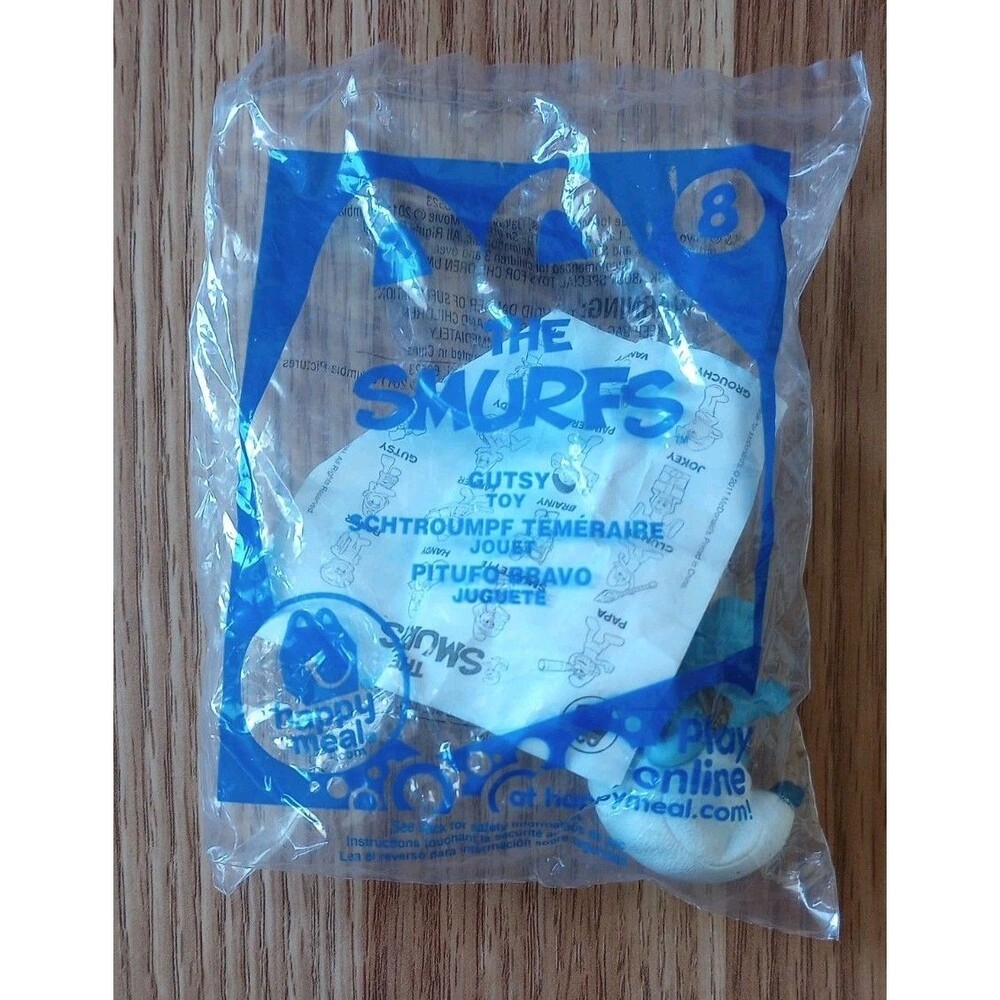 The Smurfs McDonald's Happy Meal Toy #8 Gutsy New/Sealed
